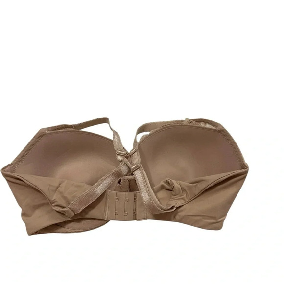 Chantelle Rose Light Pink Lace Front Underwire Plunge Bra Size 32DDD NWT - Picture 5 of 10